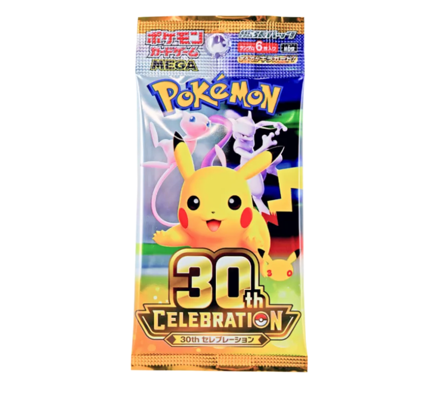 Pokemon Card Game MEGA Expansion Pack "30th CELEBRATION" Pack